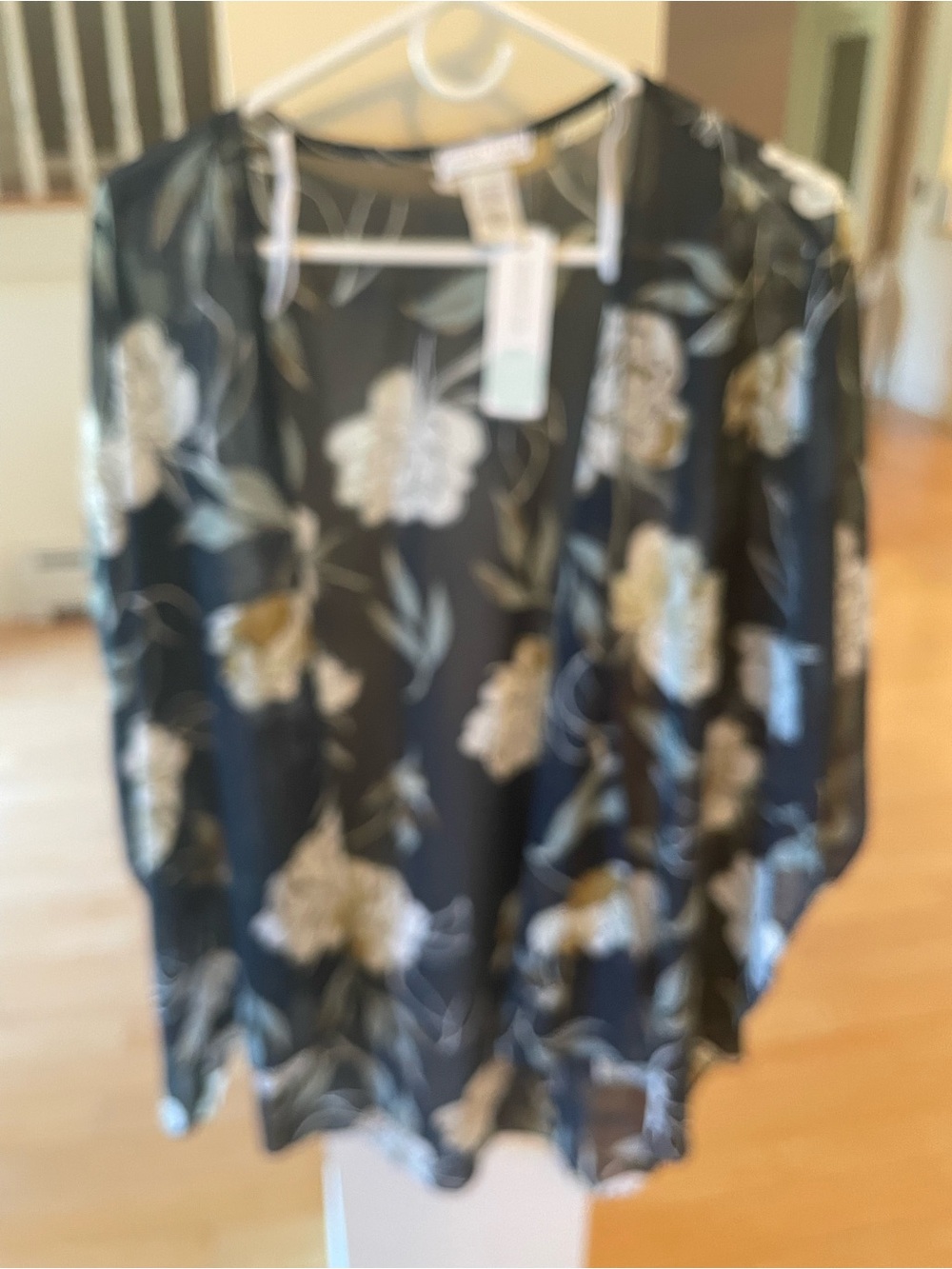 Emory Park green Floral Print Long Sleeve Tunic